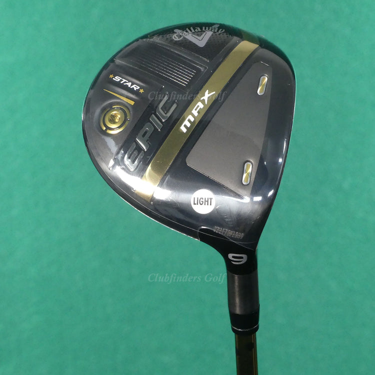 Callaway EPIC MAX Star Fairway 9 Wood UST Mamiya ATTAS 40-A Graphite Seniors &HC