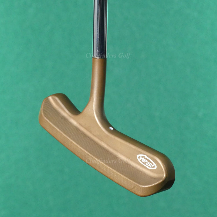 RARE Yes! Golf TOUR ONLY C-Groove Olivia-MB Flange 34" Putter Golf w/ HC *READ*