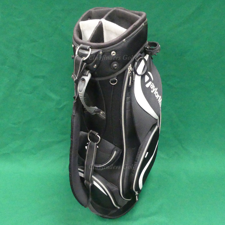 TaylorMade Monaco 3.0 Black/White 6-Way Golf Cart Bag (No Raincover) *READ*