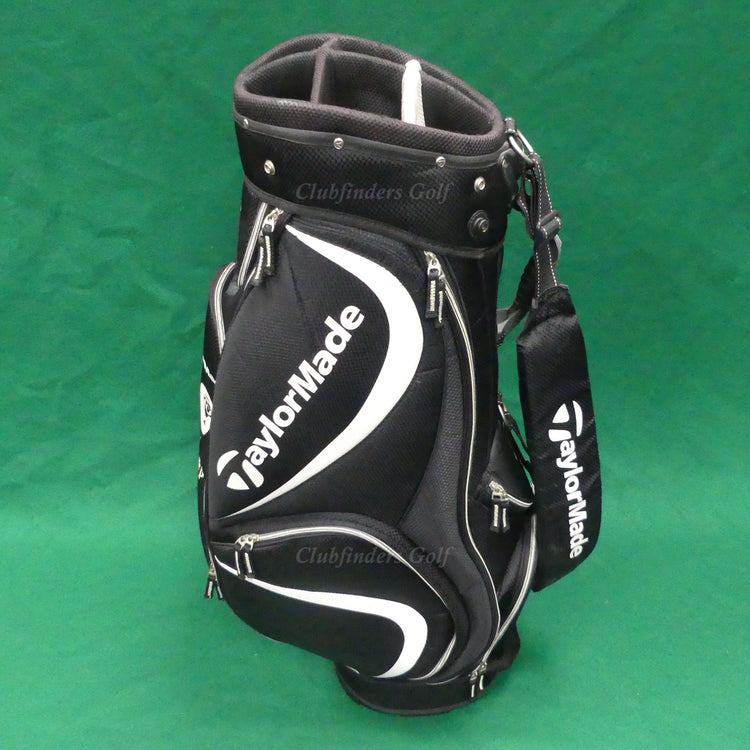 TaylorMade Monaco 3.0 Black/White 6-Way Golf Cart Bag (No Raincover) *READ*