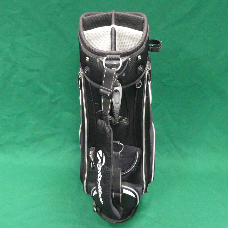 TaylorMade Monaco 3.0 Black/White 6-Way Golf Cart Bag (No Raincover) *READ*