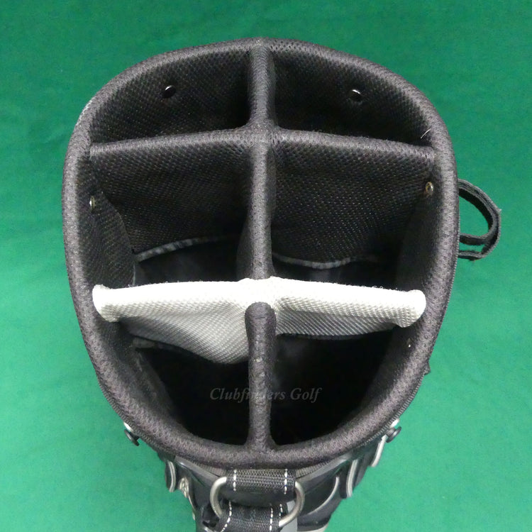 TaylorMade Monaco 3.0 Black/White 6-Way Golf Cart Bag (No Raincover) *READ*