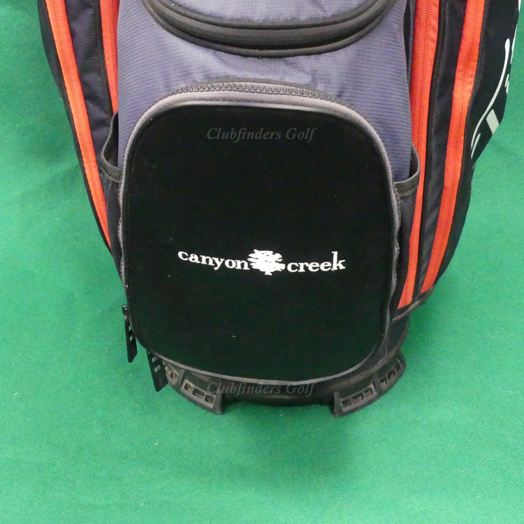 Titleist Cart 15 Black/Blue/Red 15-Way Golf Cart Bag w/ Raincover *READ*