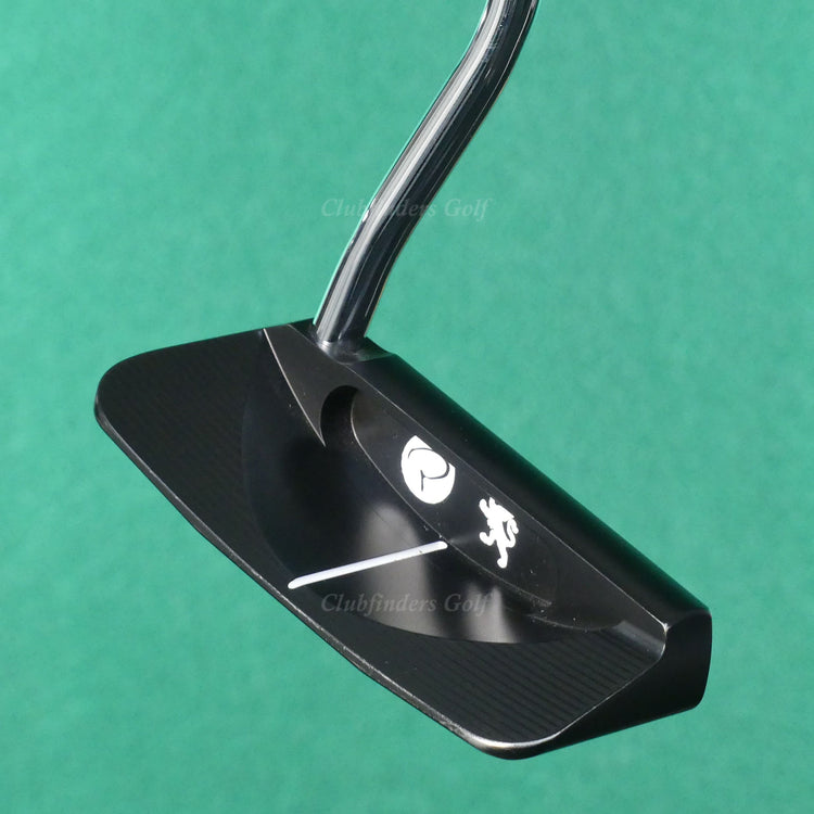 Piretti Matera Midnight Black 303SS Double-Bend 35" Putter Golf Club w/ HC