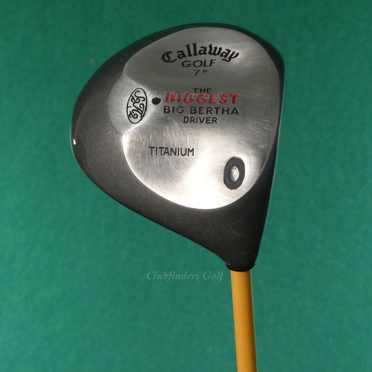 Callaway Biggest Big Bertha 7° Driver UST ProForce 75 Gold Graphite Stiff