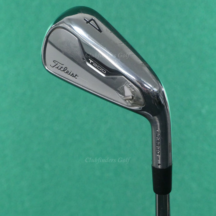 Titleist 2021 T200 Forged Single 4 Iron AMT Tour White R300 Steel Regular *READ*