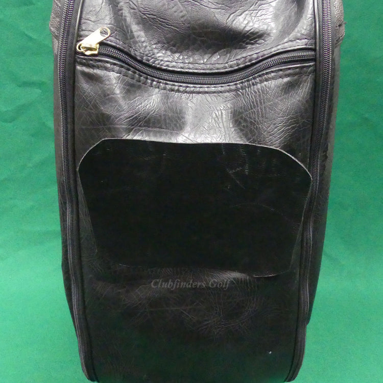 Belding Sports Made In USA 11" OD Brown/Black Golf Staff Bag w/ Raincover *READ*
