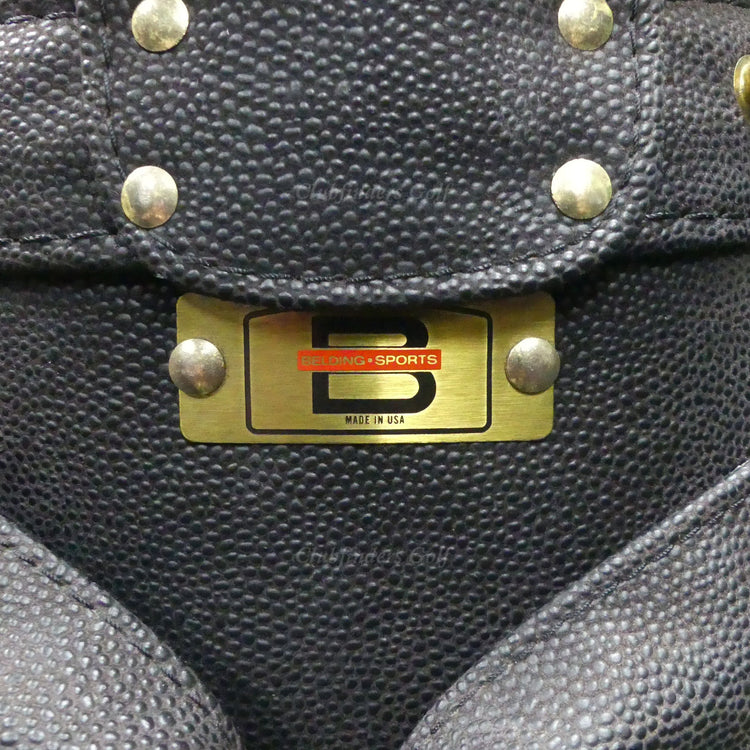 Belding Sports Made In USA 11" OD Brown/Black Golf Staff Bag w/ Raincover *READ*