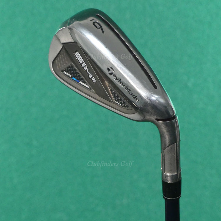 TaylorMade SIM2 Max Single 6 Iron Fujikura Ventus Blue 6-R Graphite Regular