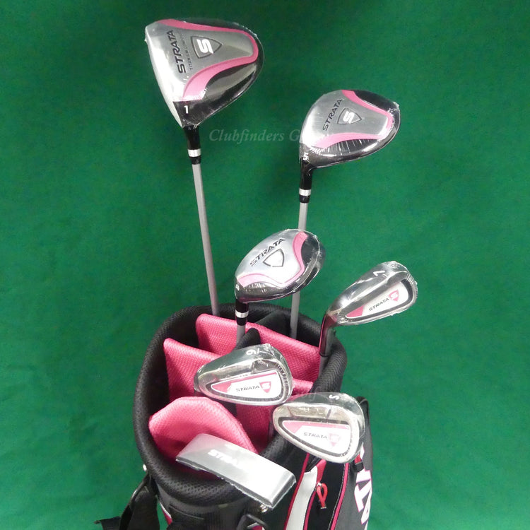 NEW LH Lady Callaway Strata 11-Piece Complete Set Complete Set w/ Stand Bag