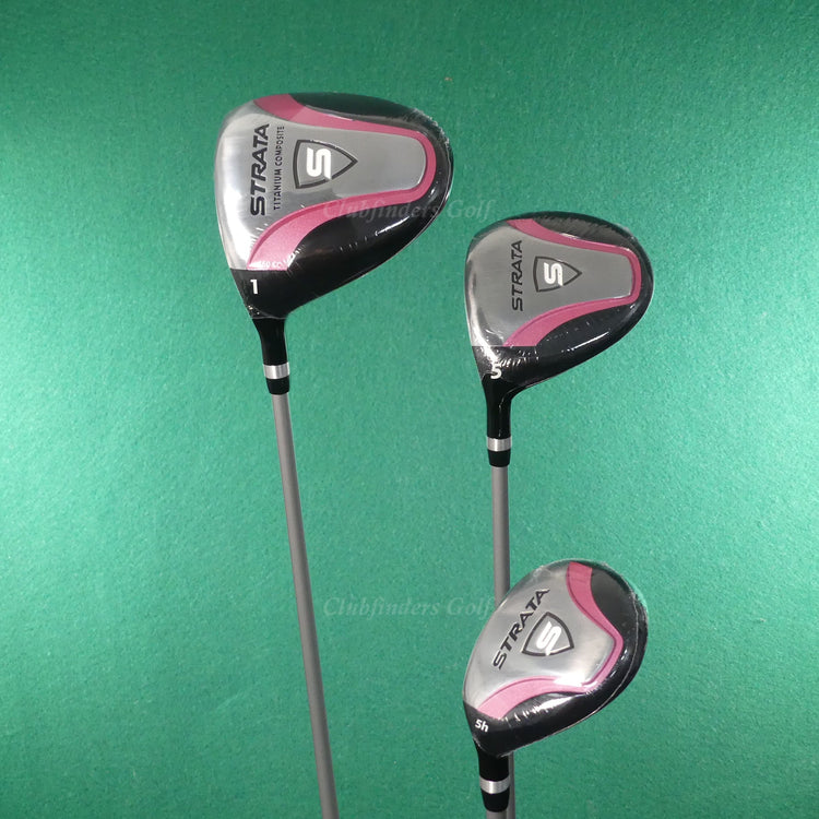NEW LH Lady Callaway Strata 11-Piece Complete Set Complete Set w/ Stand Bag
