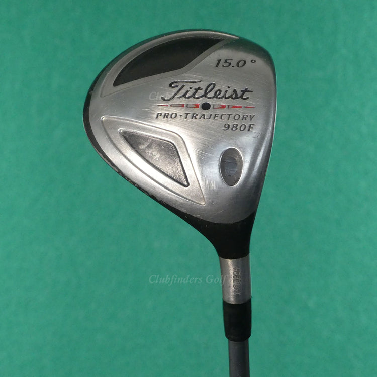 Titleist Pro Trajectory 980F Fairway 15° 3 Wood Factory 4375 Graphite Regular