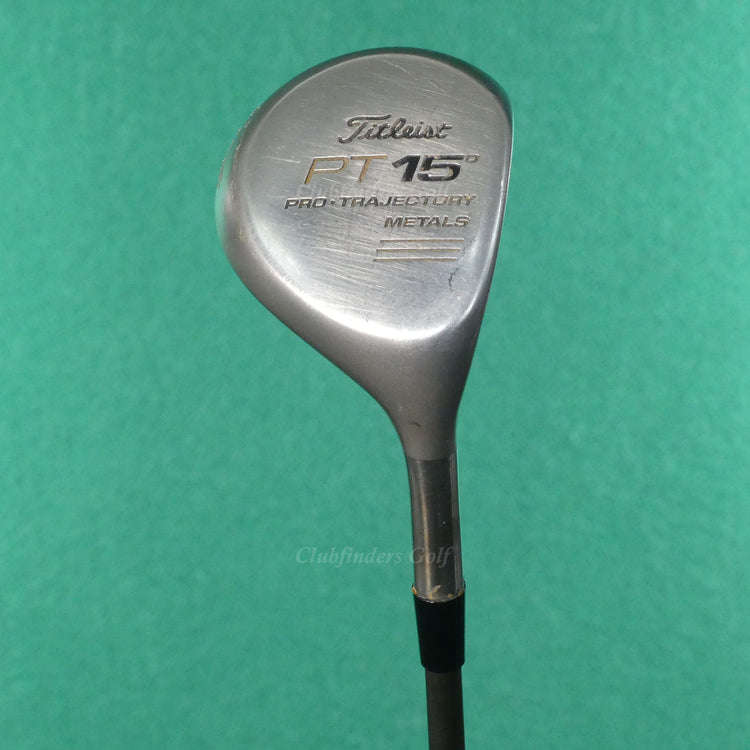 Titleist PT Pro Trajectory Metals Fairway 15° 3 Wood Graphite Regular *READ*