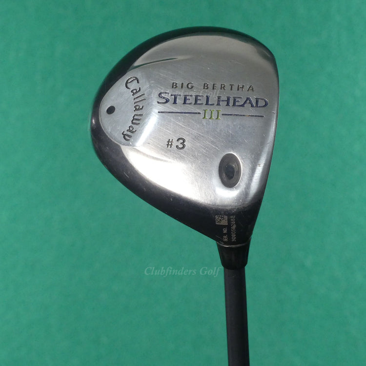 Callaway Big Bertha Steelhead III Fairway 3 Wood System III Graphite Firm