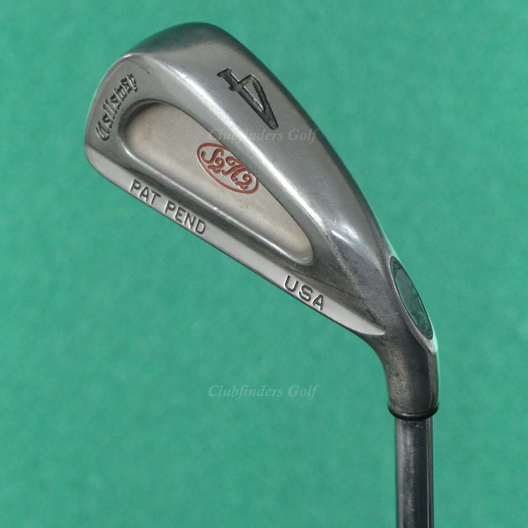 Callaway S2H2 Patent Pending Single 4 Iron Memphis 10 '98 Steel Uniflex