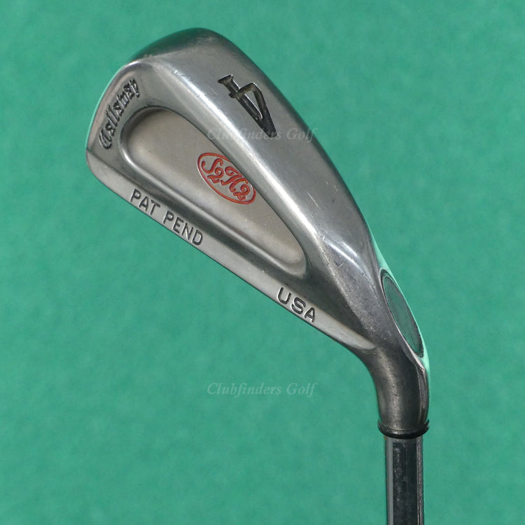 Callaway S2H2 Patent Pending Single 4 Iron Memphis 10 Steel Uniflex