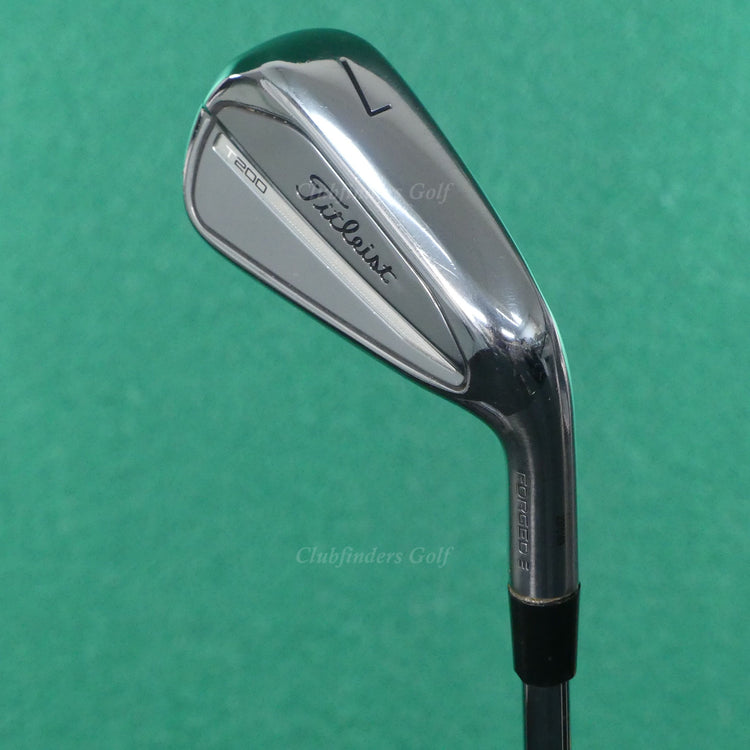 Titleist 2023 T200 Forged Single 7 Iron True Temper AMT Black S300 Steel Stiff