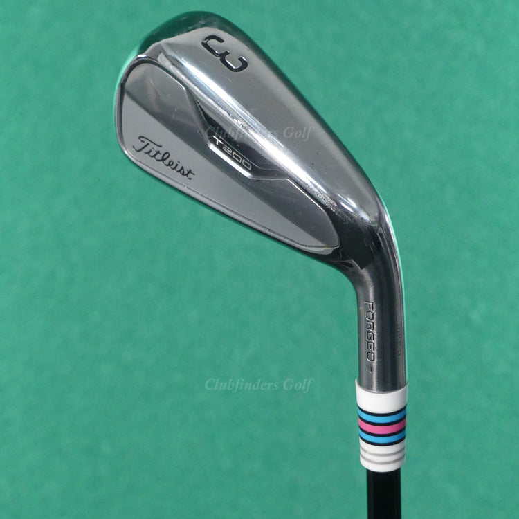 Titleist 2021 T200 Forged Single 3 Iron HZRDUS 90g 6.5 Graphite Extra Stiff