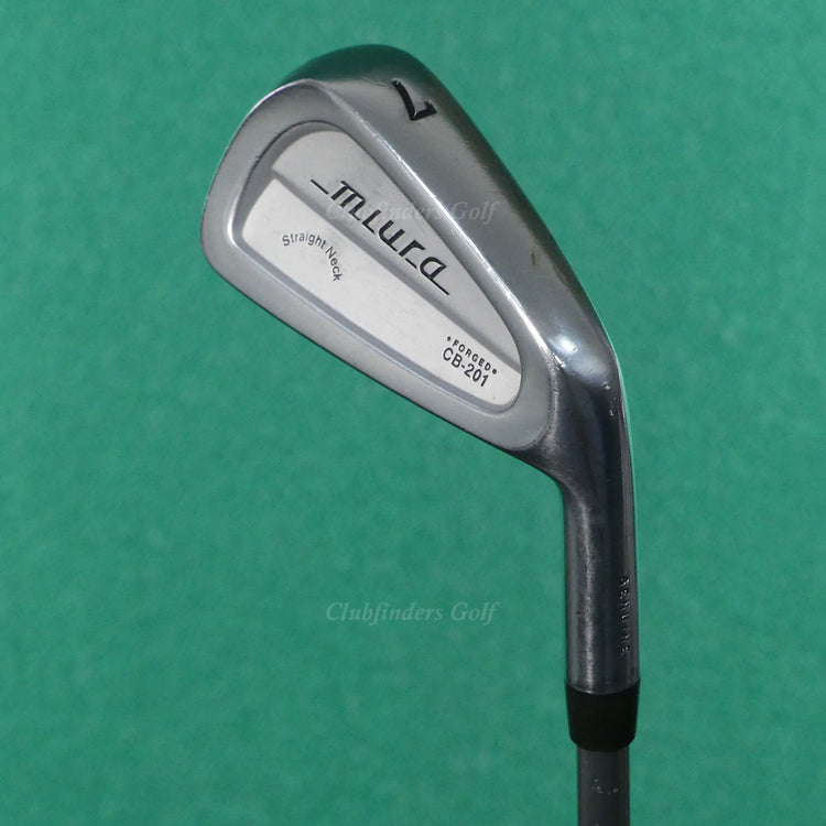 Miura CB-201 Straight Neck Forged Single 7 Iron ACCRA 90i Graphite Stiff