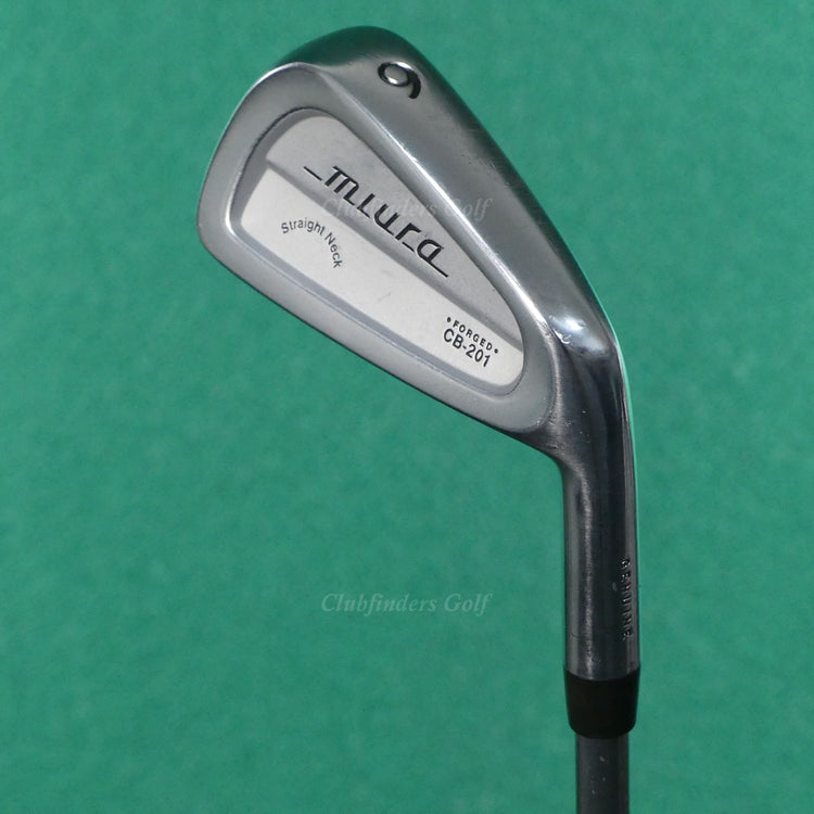 Miura CB-201 Straight Neck Forged Single 6 Iron ACCRA 90i Graphite Stiff