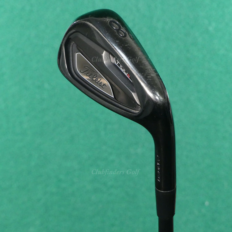 Titleist T100s Black Forged Single 8 Iron KBS Tour Custom Black Steel Stiff