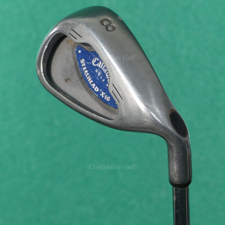 Callaway Steelhead X-16 Single 8 Iron True Temper Stepped Steel Uniflex