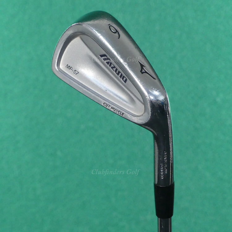 Mizuno MP-57 Cut Muscle Forged Single 6 Iron Precision Rifle FCM 5.5 Steel Firm