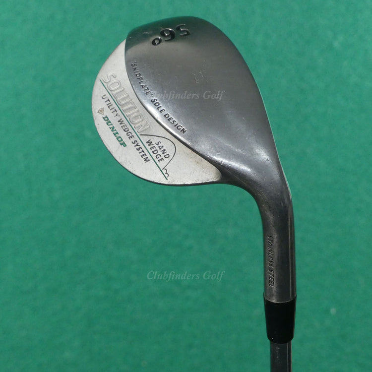 Dunlop Solution Utility Wedge System 56° SW Sand Wedge Stepped Steel Stiff