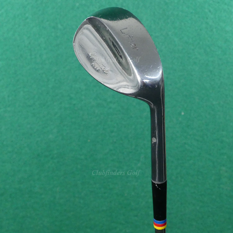 VINTAGE Bristol Made Lifter 56° SW Sand Wedge Stepped Steel Stiff *READ*