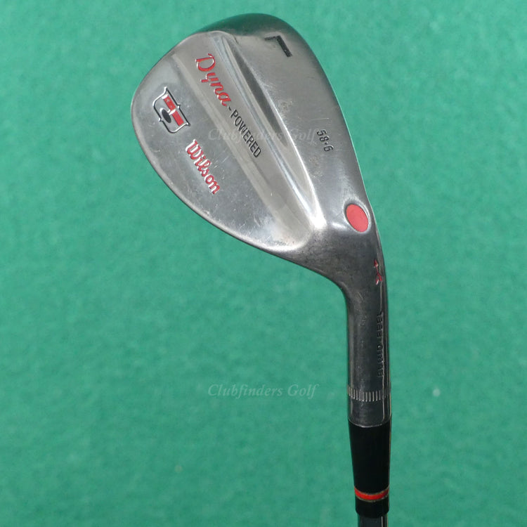 Wilson Dyna-Powered Fluid Feel 58-6 58° LW Lob Wedge Dynamic Gold Steel Wedge