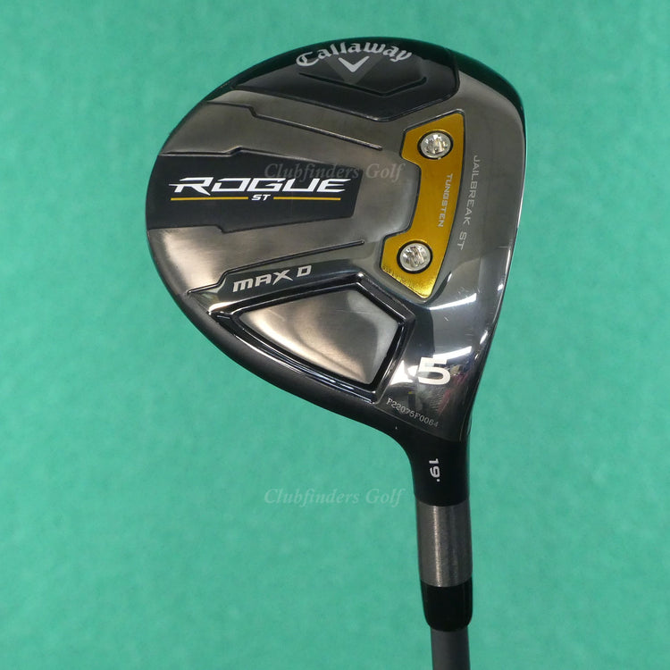 Callaway Rogue ST MAX D Fairway 19° 5 Wood Fujikura Graphite Stiff w/ HC