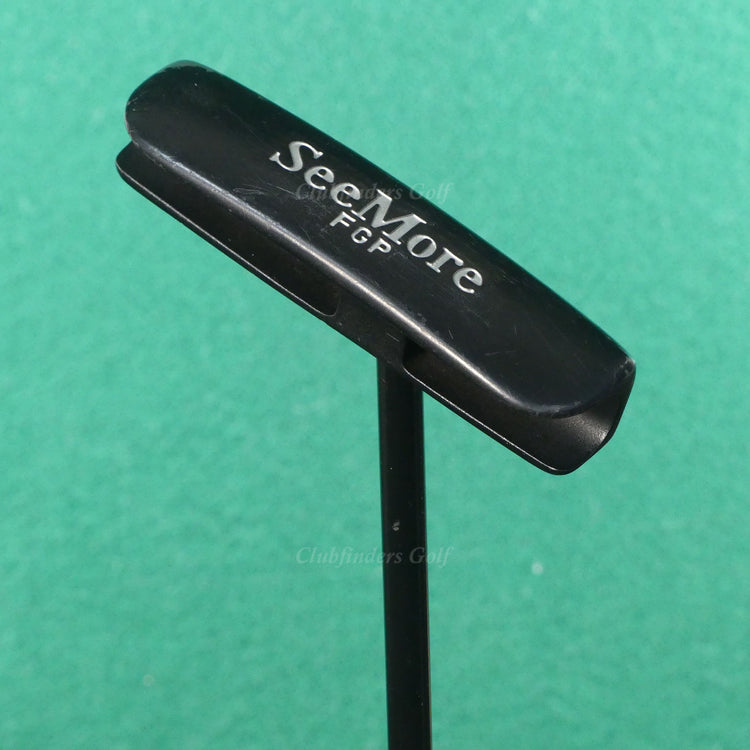 SeeMore FGP Milled Face Center-Shafted 35" Putter Golf Club w/ Super Stroke