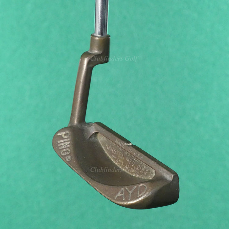 VINTAGE Ping AYD Manganese Bronze Plumbers-Neck 35" Putter Golf Club Karsten