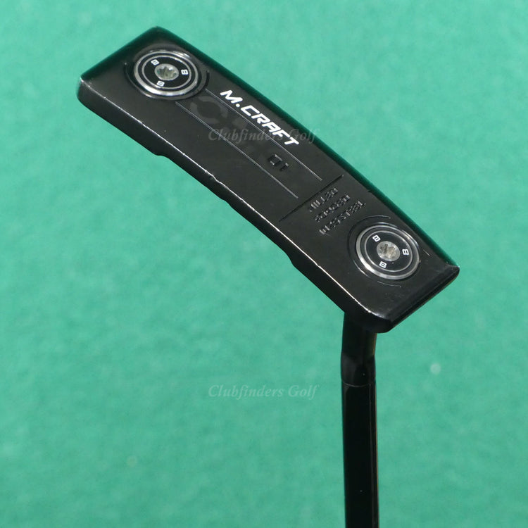 Mizuno M-Craft OMOI 01 Black Ion Slant-Neck 34" Putter Golf Club w/ Headcover