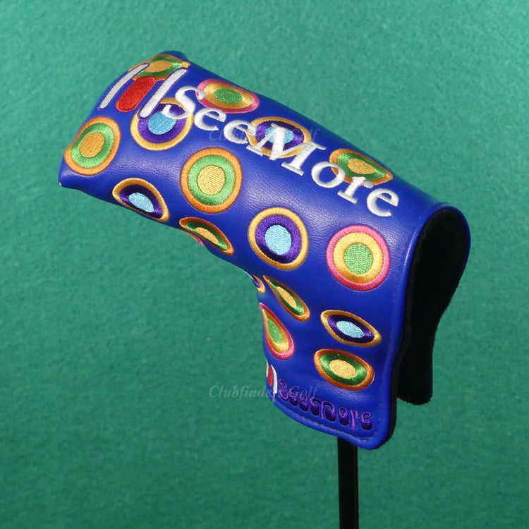 SeeMore M7 Tour Platinum Series Double-Bend 34" Putter Golf Club w/ Headcover