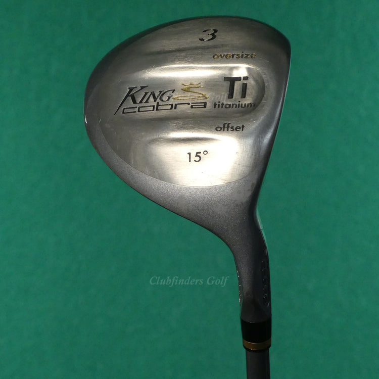 King Cobra Ti Oversize Offset '98 Fairway 15° 3 Wood Factory Graphite Stiff