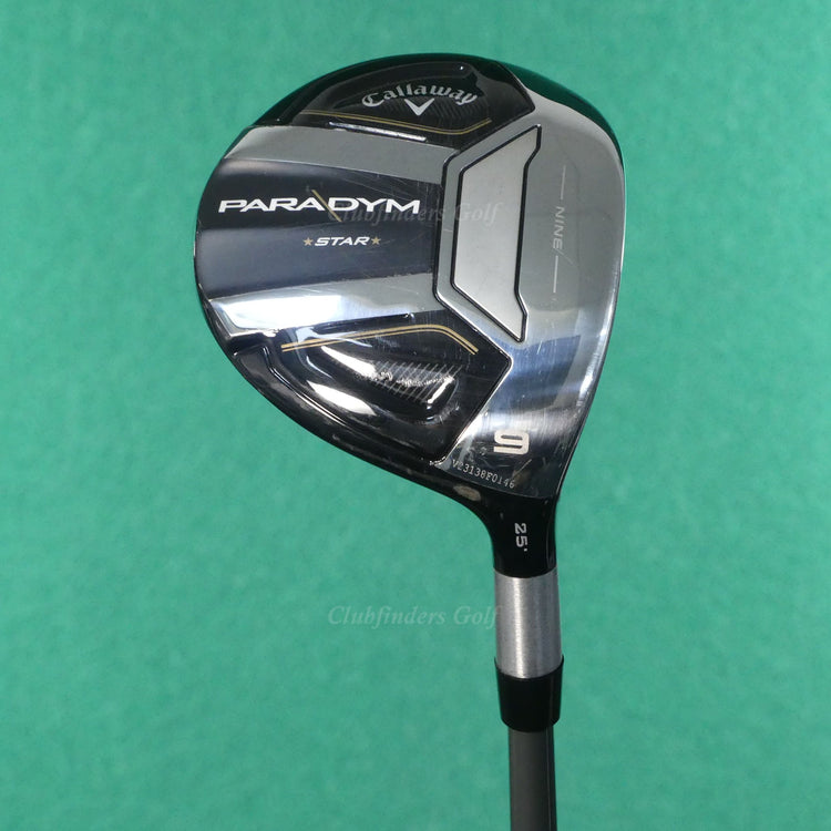 Callaway Paradym Star Fairway 25° 9 Wood DENALI 50G 5.5 Graphite Regular w/ HC