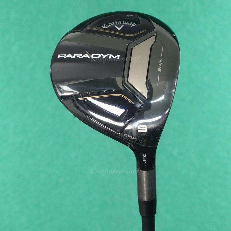 Callaway Paradym Fairway 24° 9 Wood Mitsubishi Kai'li Graphite Extra Stiff w/ HC