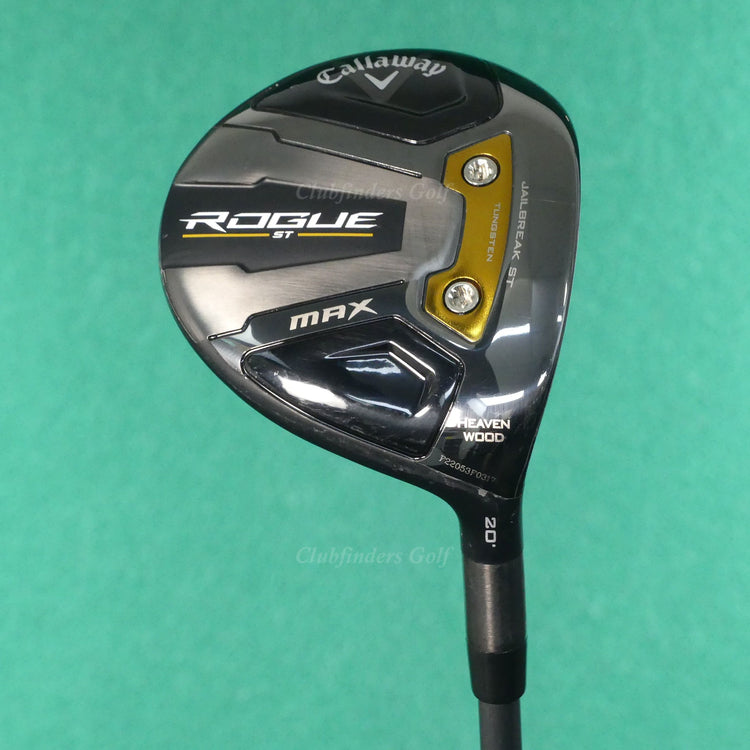 Callaway Rogue ST MAX 20° Heaven Wood Fujikura Air Speeder Graphite Seniors w/HC