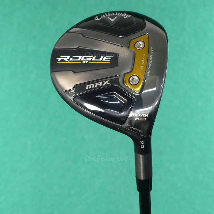 Callaway Rogue ST MAX 20° Heaven Wood Mitsubishi Tensei AV Graphite Stiff w/ HC