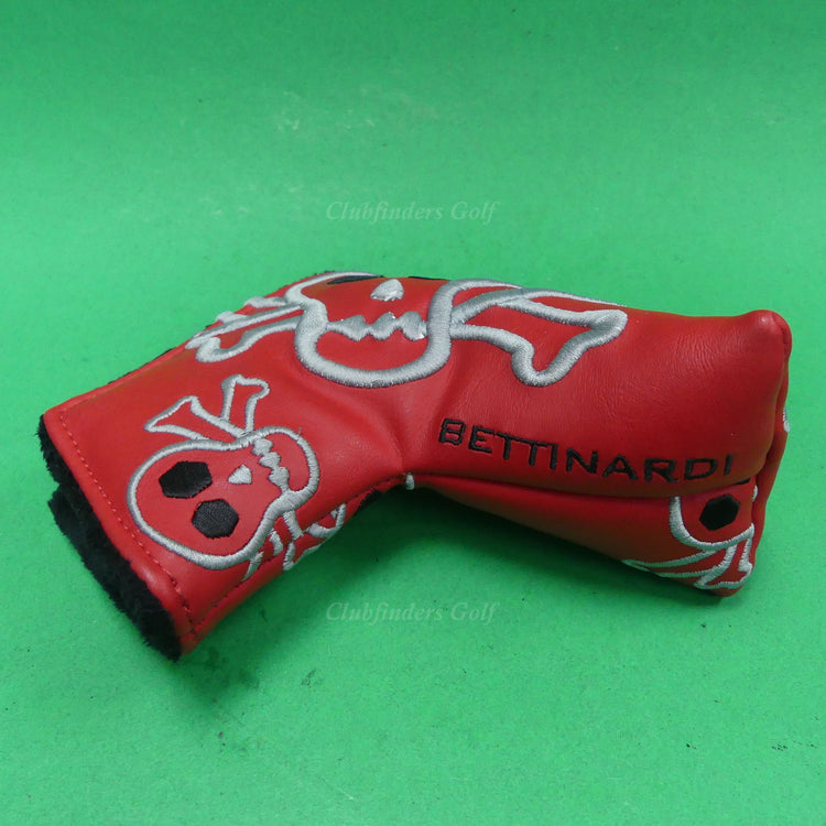 Bettinardi Skull & Bones T Hive Tour Only Red/Black/Grey Blade Putter Headcover