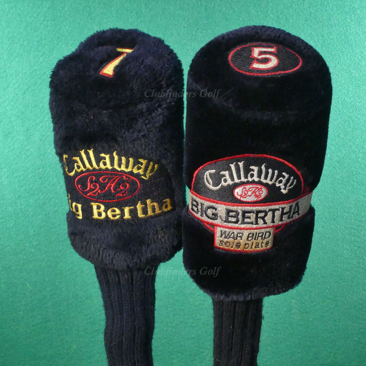 LH Callaway Big Bertha Warbird 5 & 7 Heaven Wood Graphite Regular SET OF 2