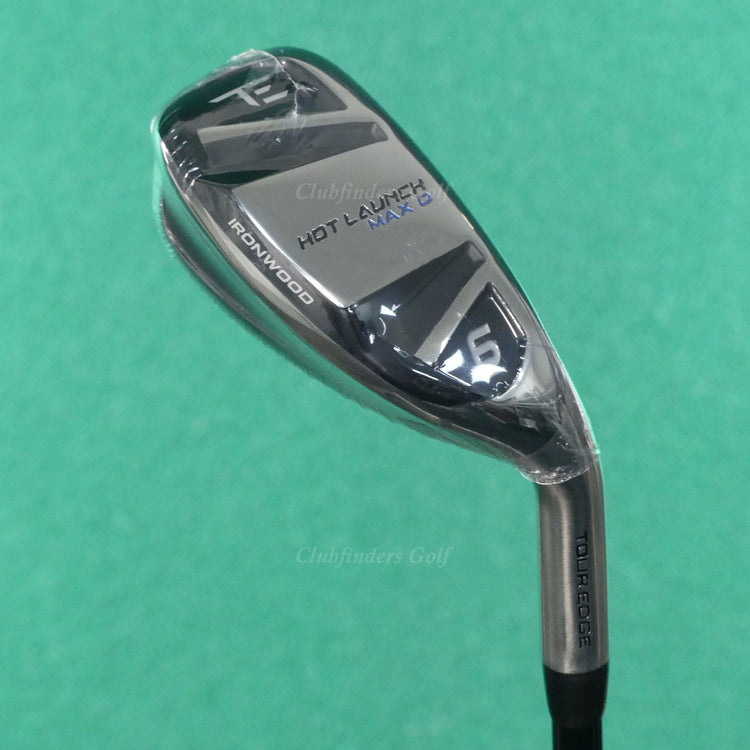 NEW Tour Edge Hot Launch Max D Ironwood Single 6 Iron Aldila Graphite Regular