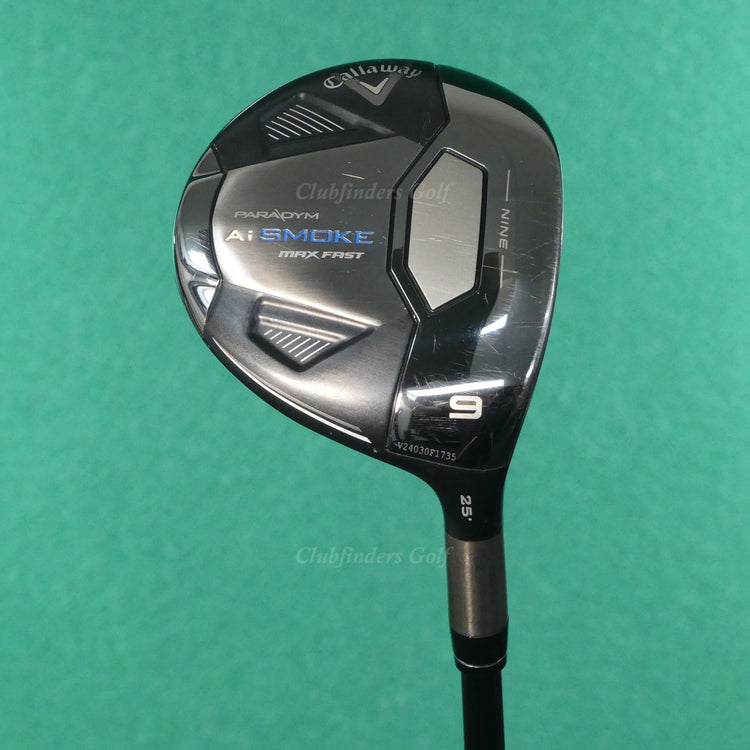 Callaway Paradym Ai Smoke Max Fast Fairway 25° 9 Wood Tensei Graphite Senior &HC