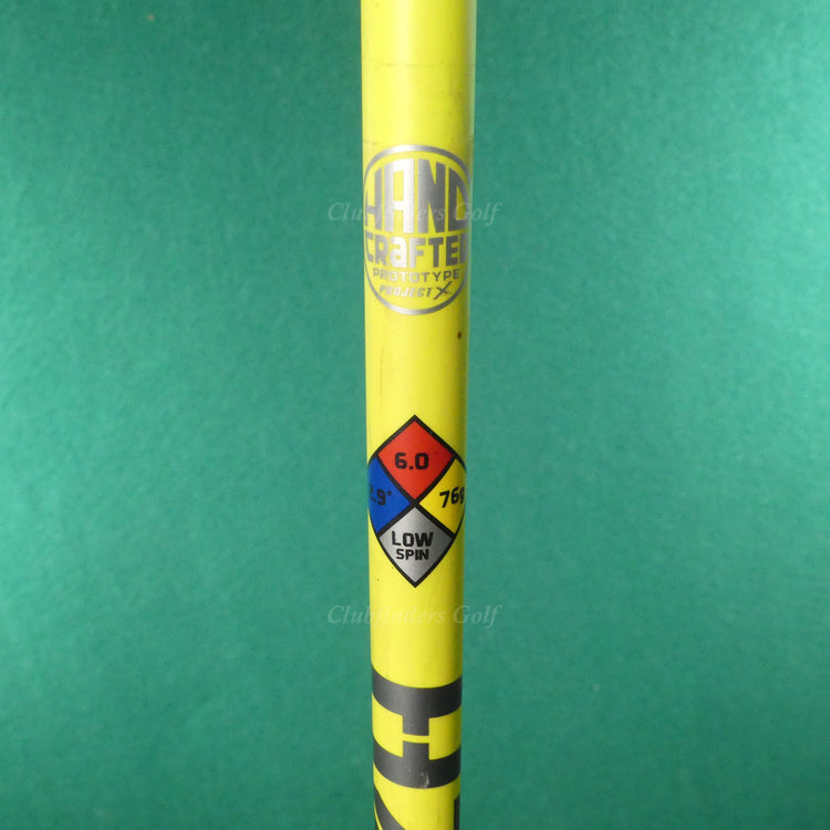 Project X HZRDUS Yellow Hand Crafted 76g 6.0 .335 Stiff 41.75" Pulled Wood Shaft