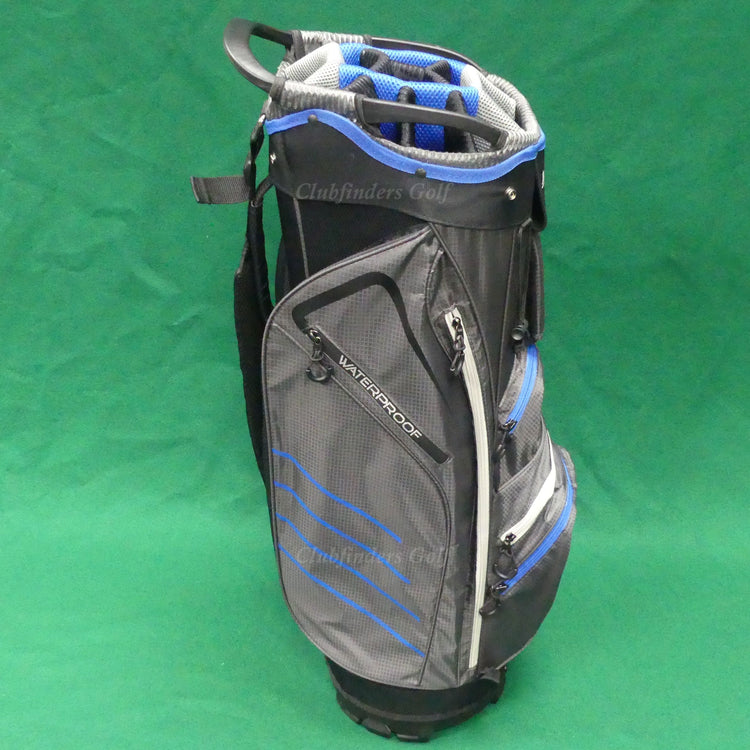 NEW Lady Tour Edge HL4 Grey/Blue/Silver 14-Way Golf Cart Bag w/ Raincover