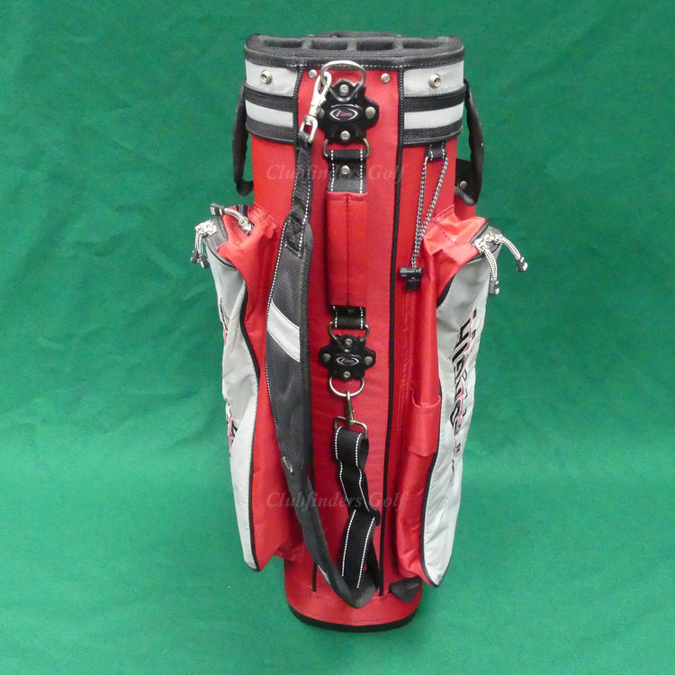 Datrek Georgia Bulldogs Black/Red/Silver 14-Way Golf Cart Bag *READ*