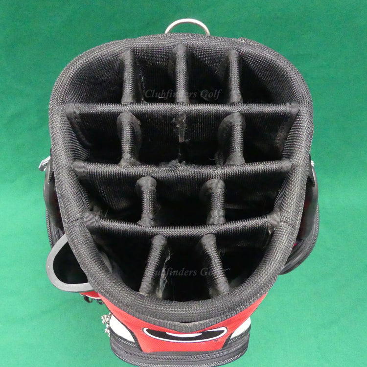 Datrek Georgia Bulldogs Black/Red/Silver 14-Way Golf Cart Bag *READ*