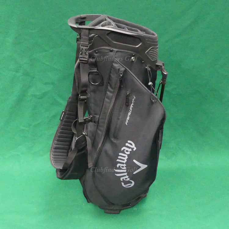 Callaway Fairway 14 Black 2022 14-Way Golf Stand Bag w/ Raincover
