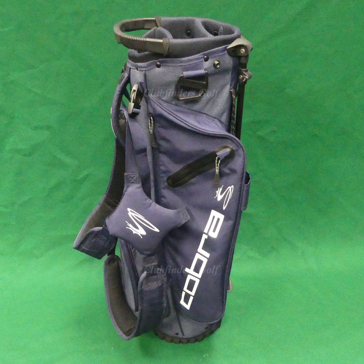 Cobra Golf Sport Navy 3-Way Carry Stand Bag w/ Raincover